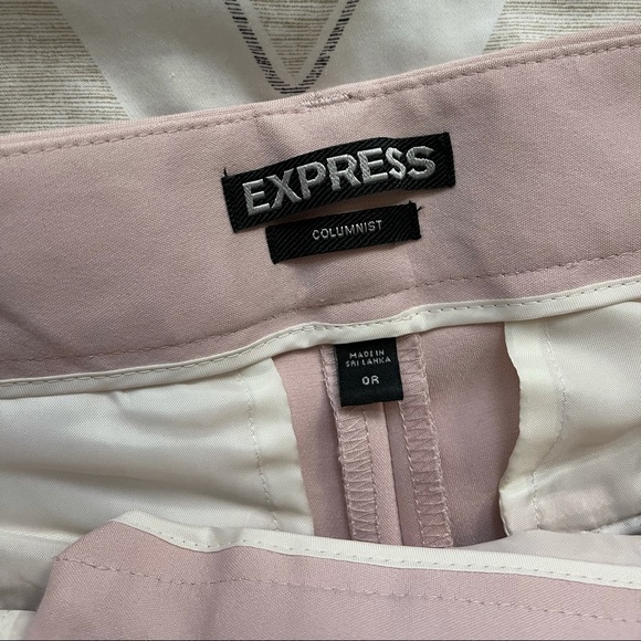 Express Blush Pink Columnist Dress Pants - Picture 3 of 7